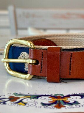 dog ribbon belt by Leather Man Ltd